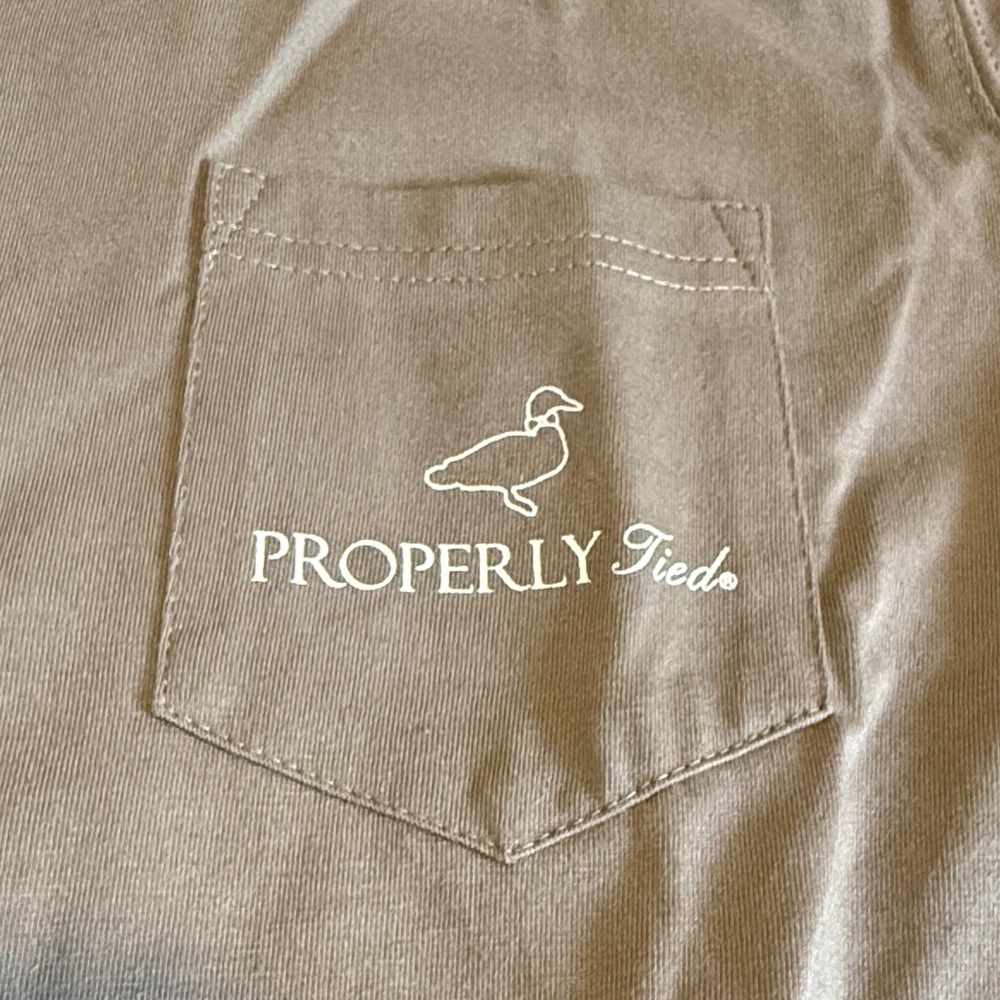 Properly Tied Gray Long Sleeve T-Shirt - Picture 3 of 10